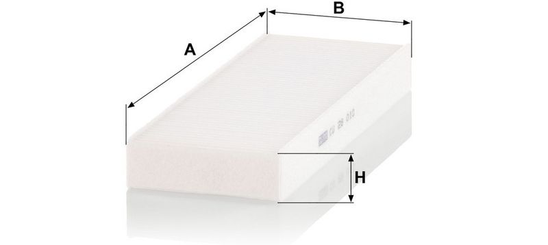 Filter, salongiõhk, MANN-FILTER CU 28 010