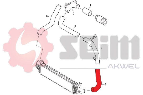 SEIM 982001 Charge Air Hose