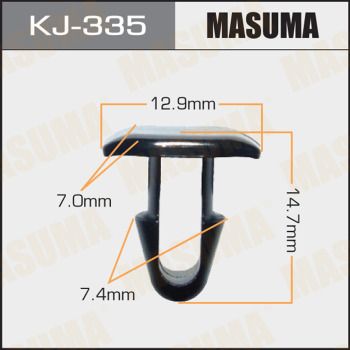 Затискач, декоративна/захисна накладка, Masuma KJ335