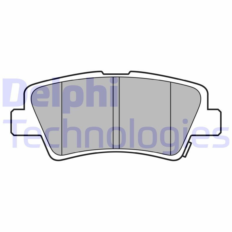 DELPHI HYUNDAI тормозные колодки задний KONA, i30, KIA OPTIMA, SOUL II, III