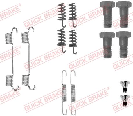 Комплект приладдя, колодка стоянкового гальма, Quick Brake 105-0867