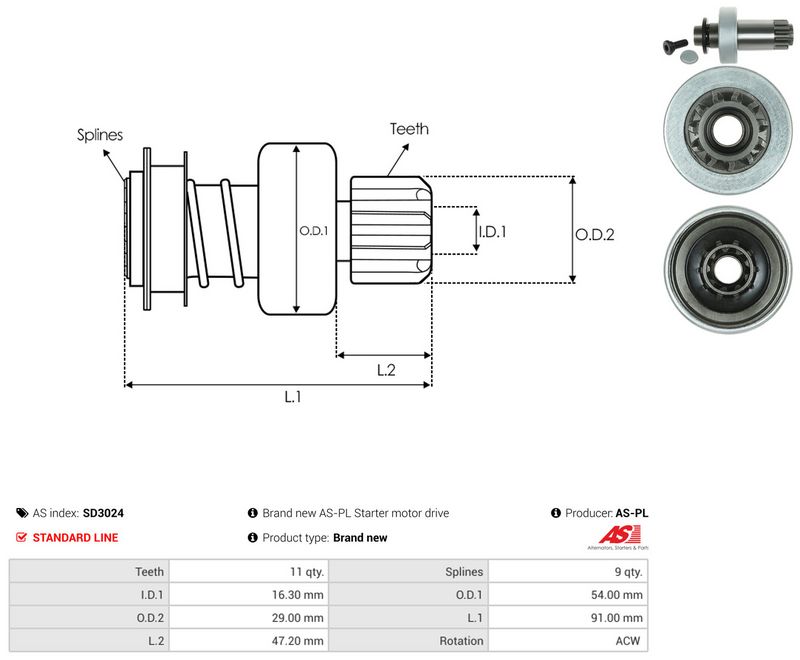 Vabajooks, starter, AS-PL SD3024