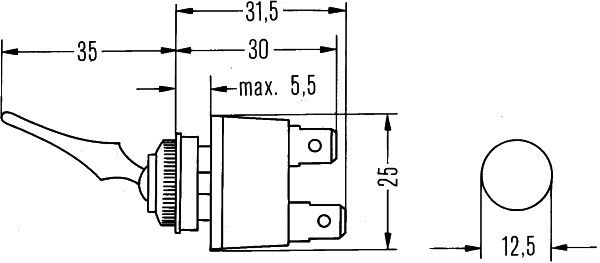 spínač 6EG 001 567-122