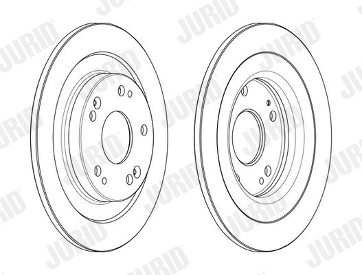 Гальмівний диск, Jurid 563128JC