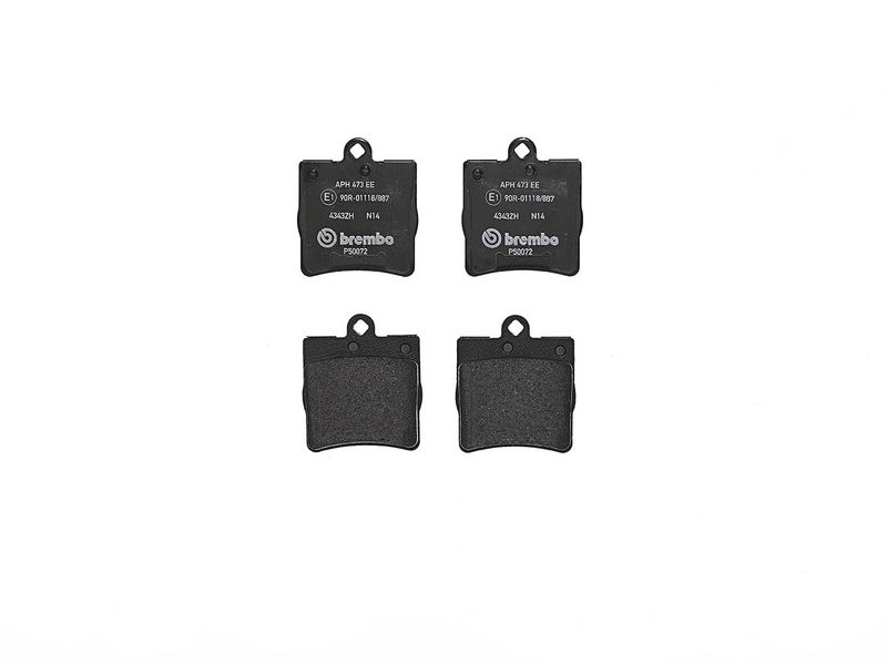 set placute frana,frana disc P 50 072 BREMBO