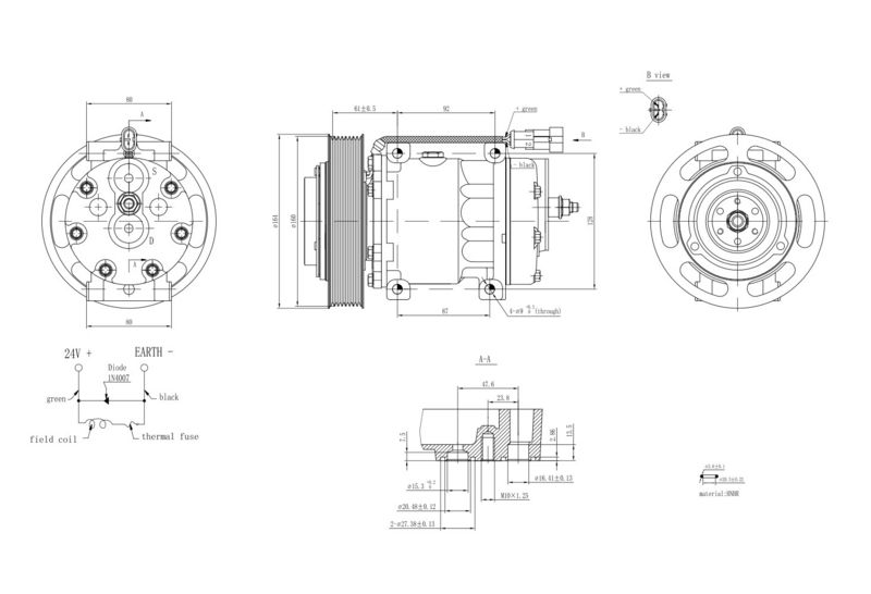 Kompresor, klimatizace 8FK 366 200-081