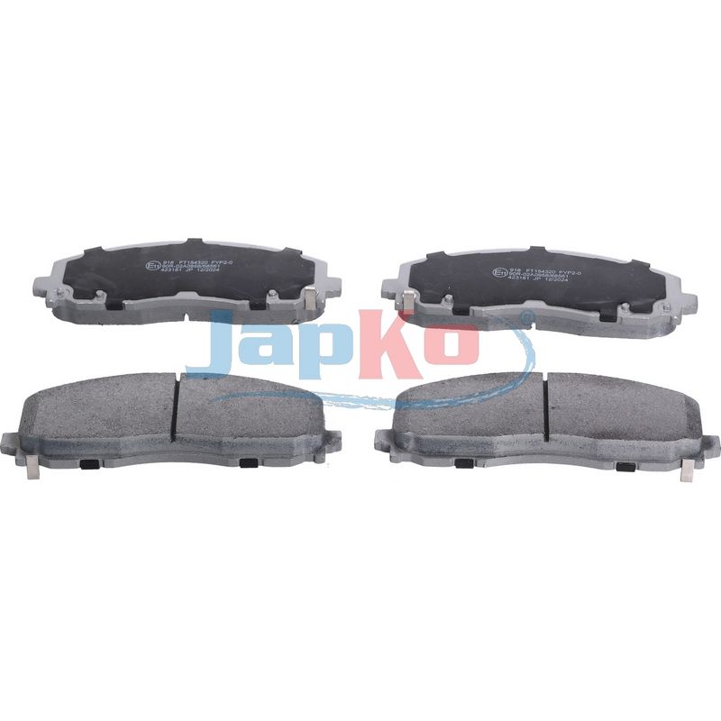 set placute frana,frana disc JAPKO 50918