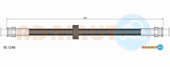 Гальмівний шланг, Adriauto 55.1248