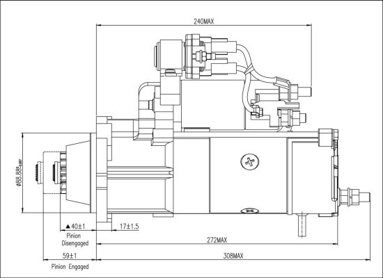 Startér M90R3539SE