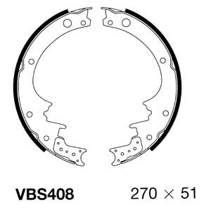 MOTAQUIP fékpofakészlet VBS408