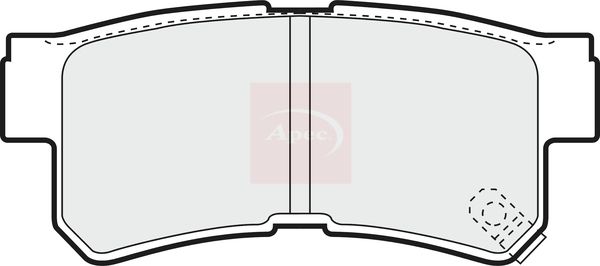 APEC Brake Pad Set, disc brake PAD1245