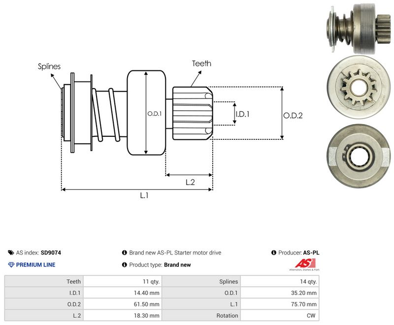 Vabajooks, starter, AS-PL SD9074