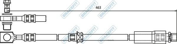 APEC Brake Hose BHO4231