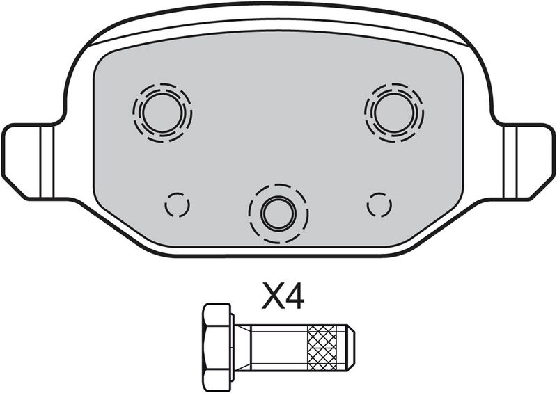 VALEO 601303 Brake Pad Set, disc brake