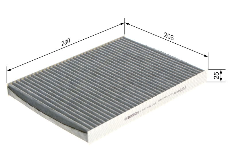 BOSCH 1 987 432 312 Filter, cabin air