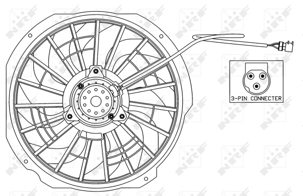 WILMINK GROUP ventilátor, motorhűtés WG1720127