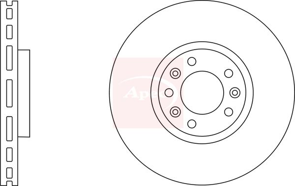 APEC Brake Disc DSK2863