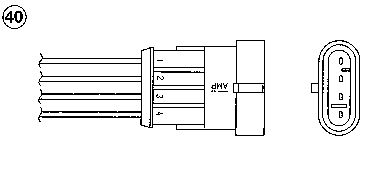 Кисневий датчик, Ngk OZA334A2