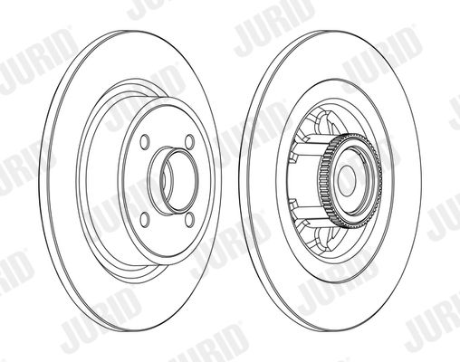 JURID 562368JC Brake Disc