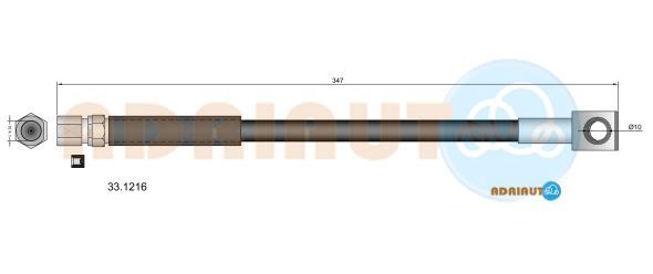 Гальмівний шланг, Adriauto 33.1216