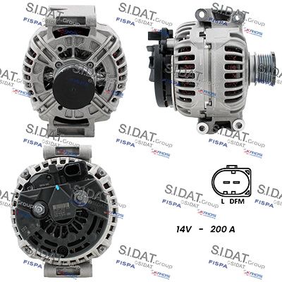 SIDAT generátor A12BH0277