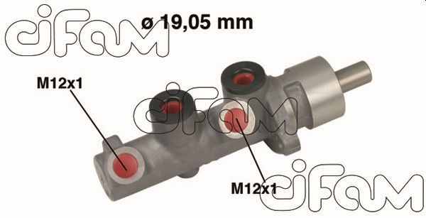 CIFAM SMART головний гальмівний циліндр CABRIO 02-04, FORTWO 04-07