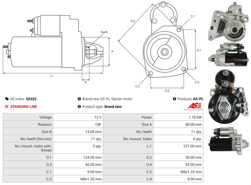 AS-PL S0322 Starter