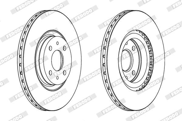 FERODO DDF252 Brake Disc