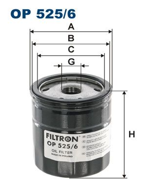 FILTRON olajszűrő OP 525/6
