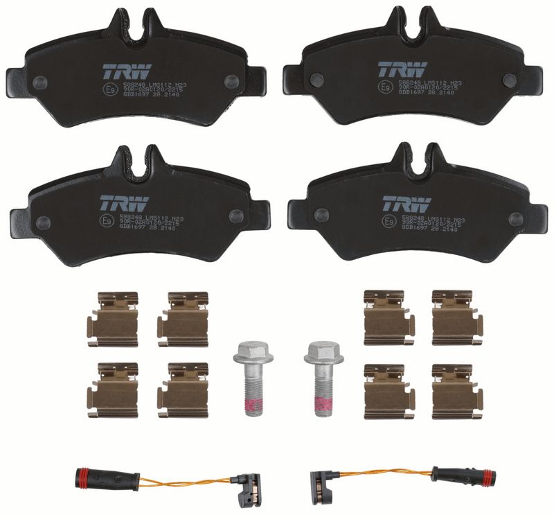 TRW GDB1697 Brake Pad Set, disc brake
