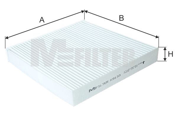 Фільтр, повітря у салоні, Mfilter K9133