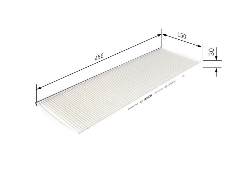 BOSCH 1 987 431 187 Filter, cabin air