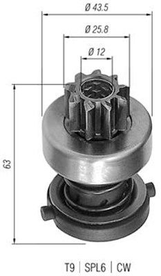 MAGNETI MARELLI бендикс DELCO ASTRA,KADETT,VECTRA [940113020231]