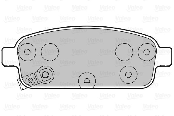 VALEO 601055 Brake Pad Set, disc brake