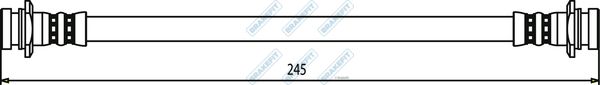 APEC Brake Hose BHO4071
