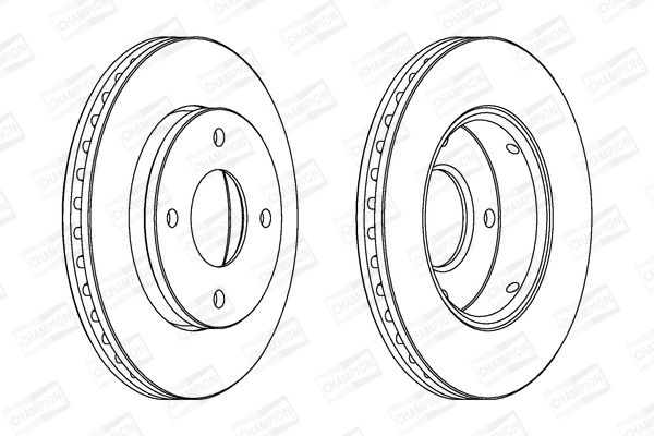 Гальмівний диск, Champion 562575
