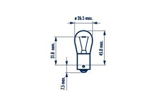 NARVA 176433000 Bulb, direction indicator