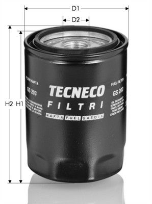 TECNECO FILTERS Üzemanyagszűrő GS203
