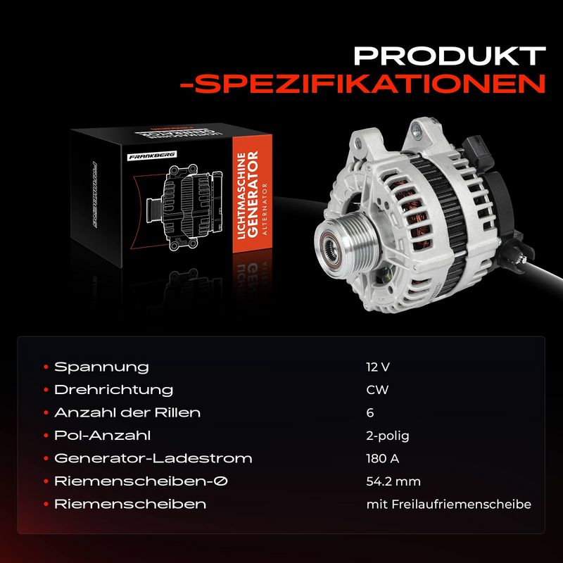 Frankberg 5481FB0032179 Alternator