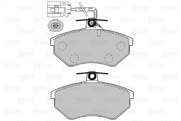 VALEO 598982 Brake Pad Set, disc brake