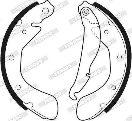 FERODO FSB335 Brake Shoe Set