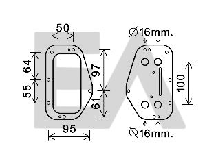 Radiador de aceite, aceite motor