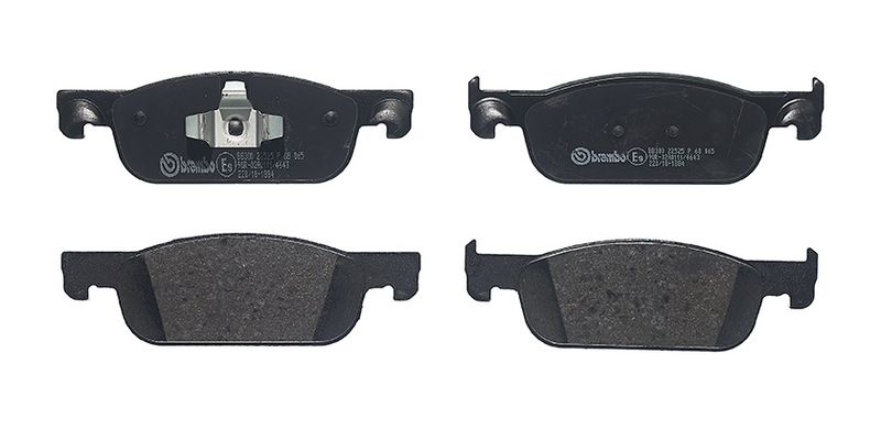 комплект спирачно феродо, дискови спирачки BREMBO
