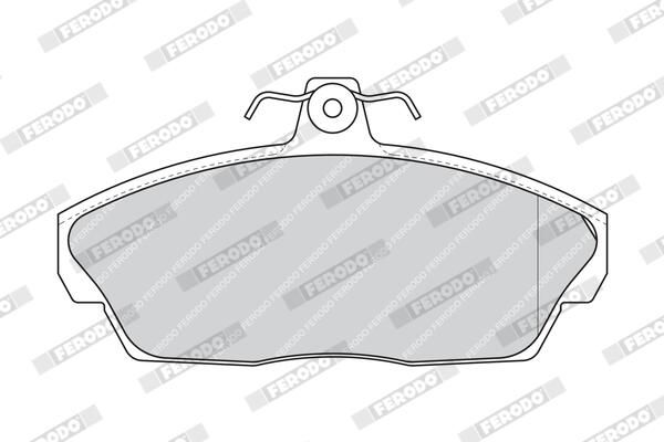 FERODO FDB1291 Brake Pad Set, disc brake