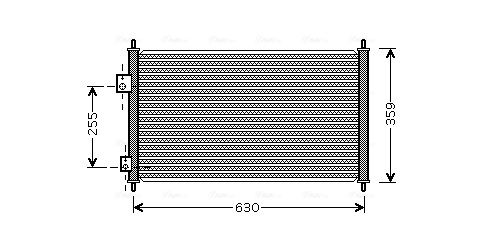 AVA QUALITY COOLING kondenzátor, klíma HD5165