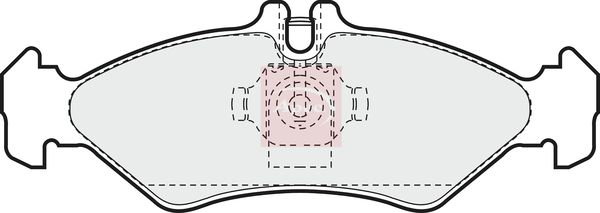 APEC Brake Pad Set, disc brake PAD918