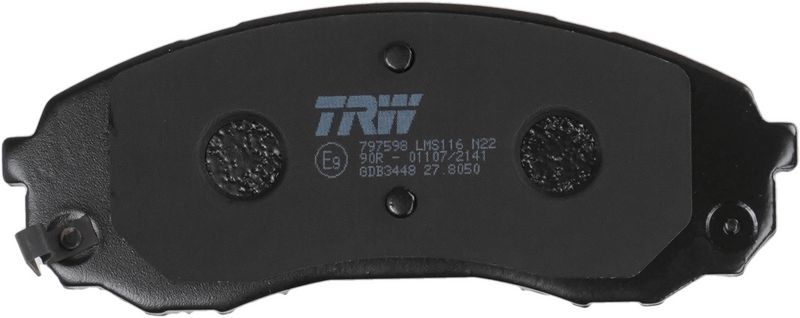 TRW GDB3448 Brake Pad Set, disc brake