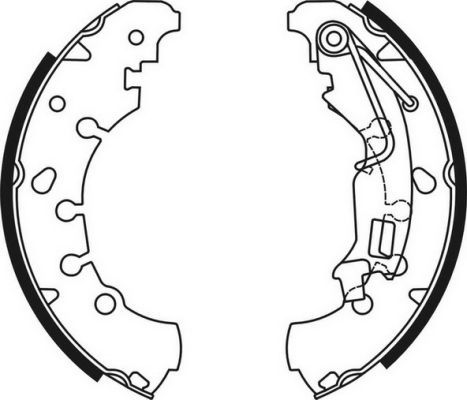 ABE C0F030ABE Brake Shoe Set