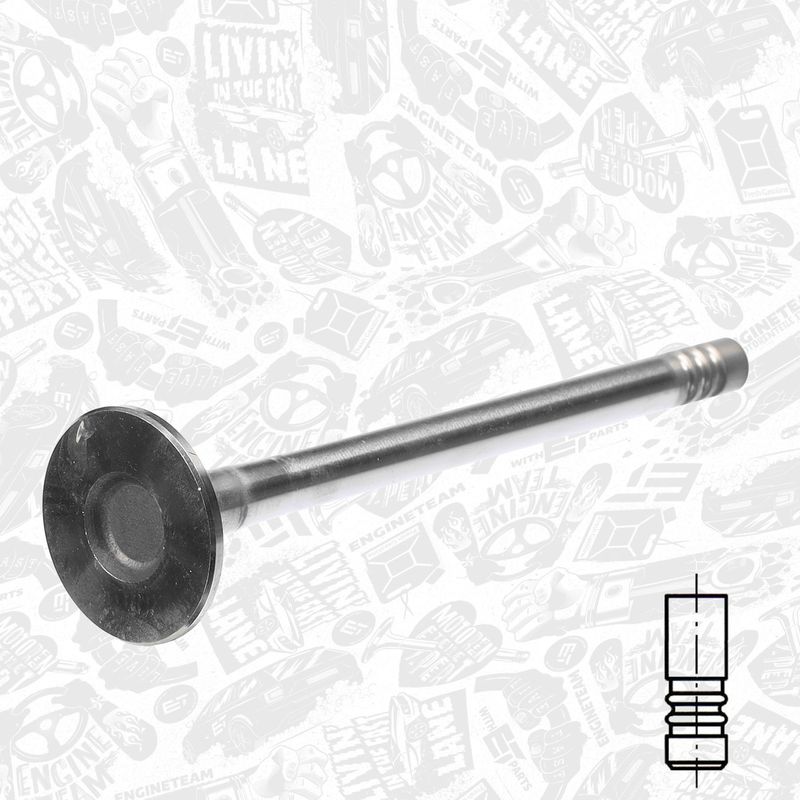 Product Image - Uitlaatklep - VE0076 - ET ENGINETEAM
