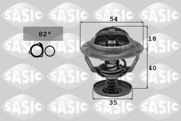 SASIC termosztát, hűtőfolyadék 3306023